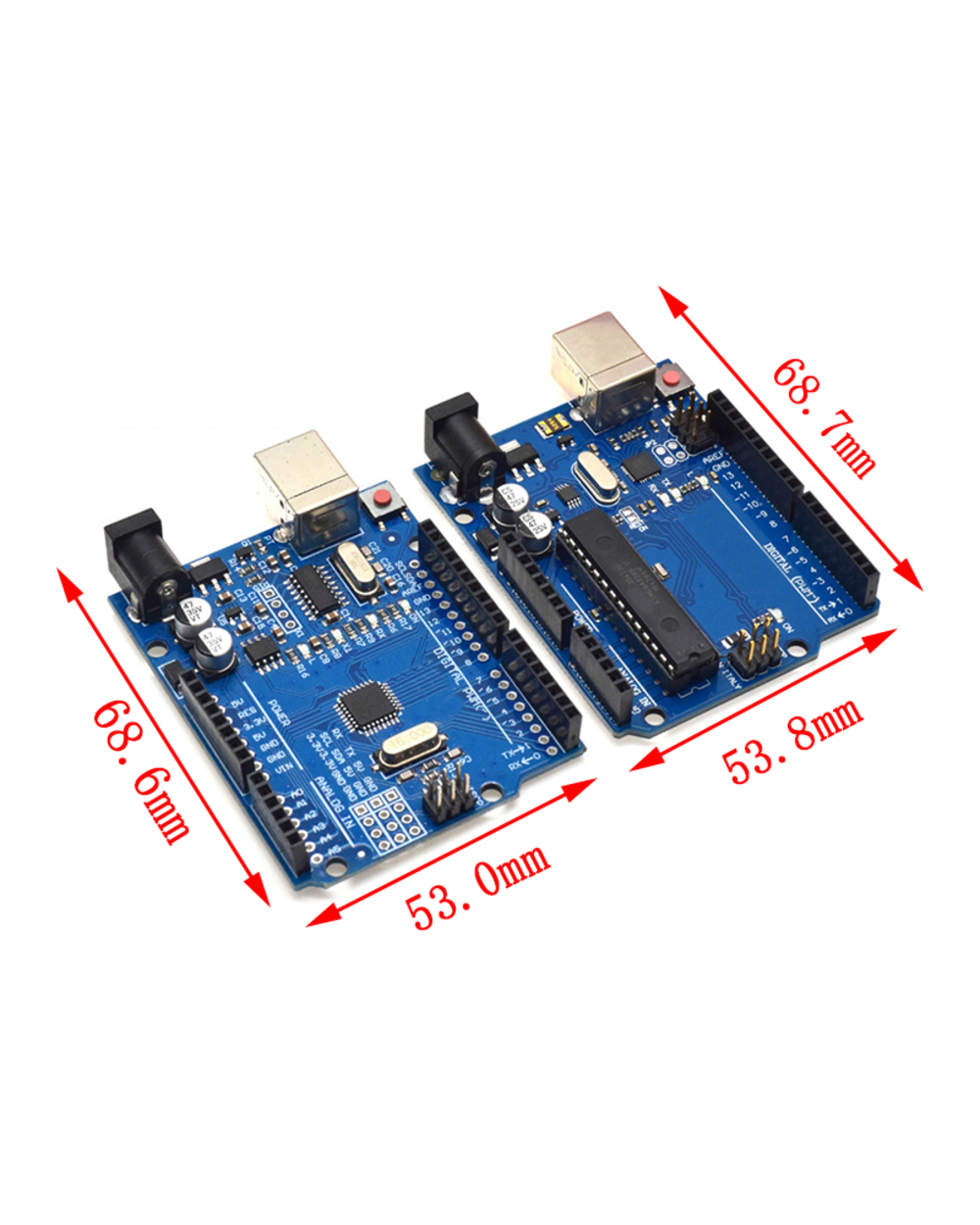1Set Uno R3 Official Box Atmega16u2 / Uno+Wifi R3 Mega328p Chip Ch340g For Arduino Uno R3 Development Board Wemos Esp82 front-2