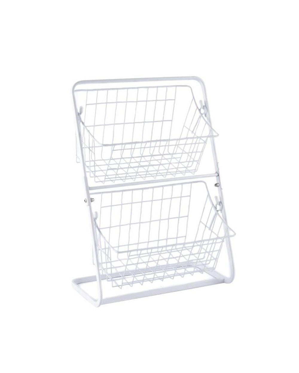 Iron Storage Shelf Rack Organizer front-3