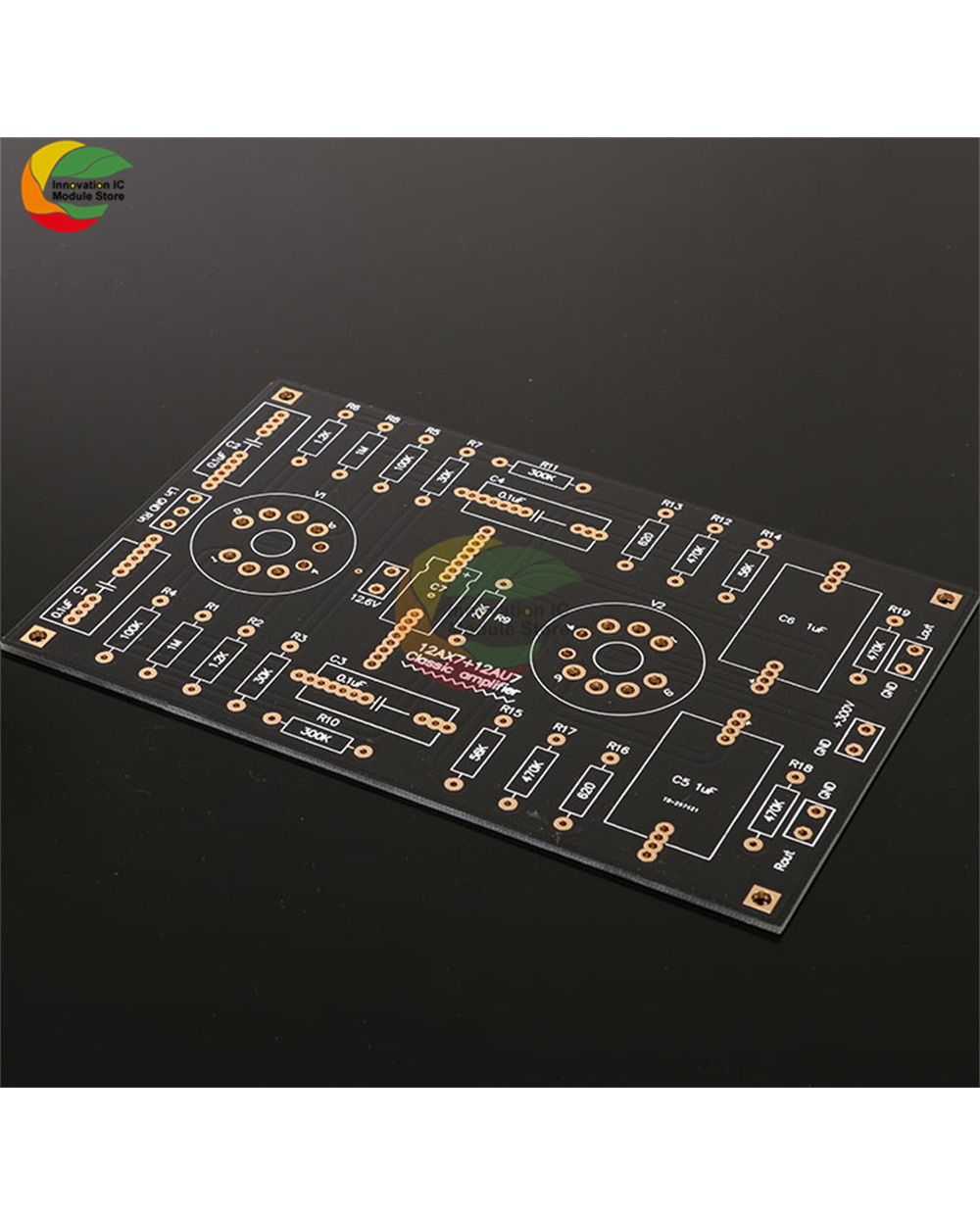 12Ax7/12Au7 Tube Preamp Amplifier Board Pcb 2.0 Channel Tube Bile Preamplifier Diy Kit For Speaker front-5