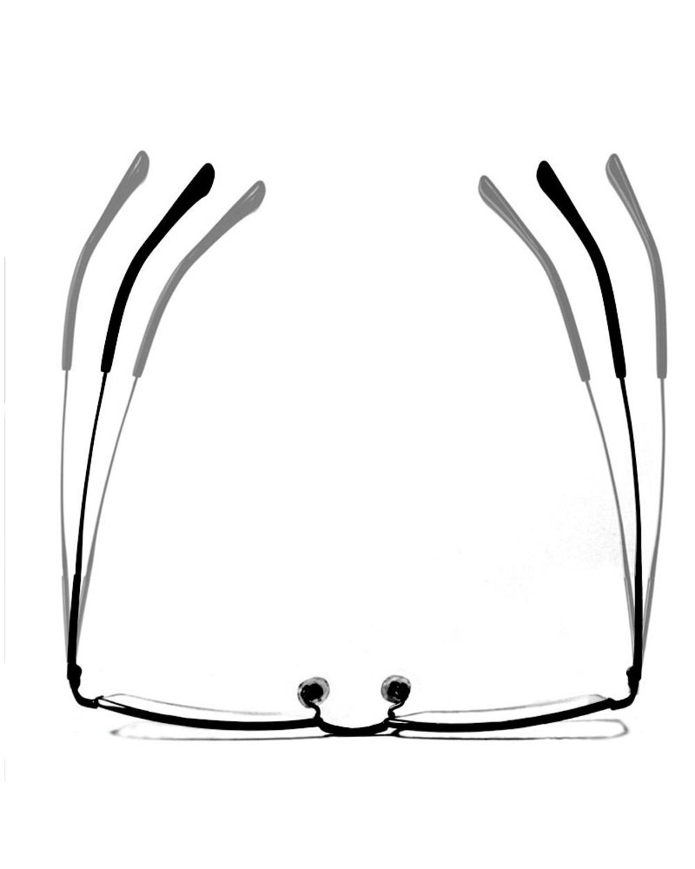 Metal Frame Reading Glasses Men Women Presbyopia Glasses Magnifying High Definition Prescription Glasses Eyewear +1.0 T front-5