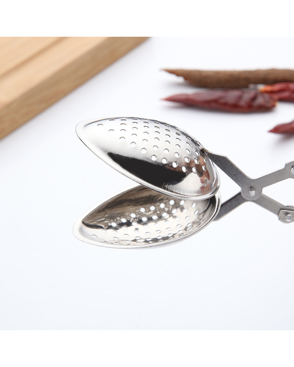 Mesh Tea Infuser Stainless Steel Tea Strainer Reusable Metal Tea Bag Filter Loose Leaf Green Tea Strainer For Mug Teapo front-3