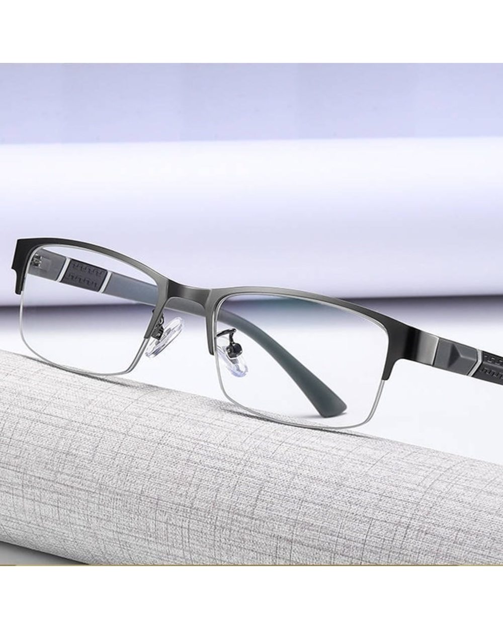 Men Women Titanium Eyeglasses Lenses Zoom Magnifying Reading Glasses Reading 1.0 1.5 2.0 2.5 3.0 3.5 4.0 For Women Men front-0