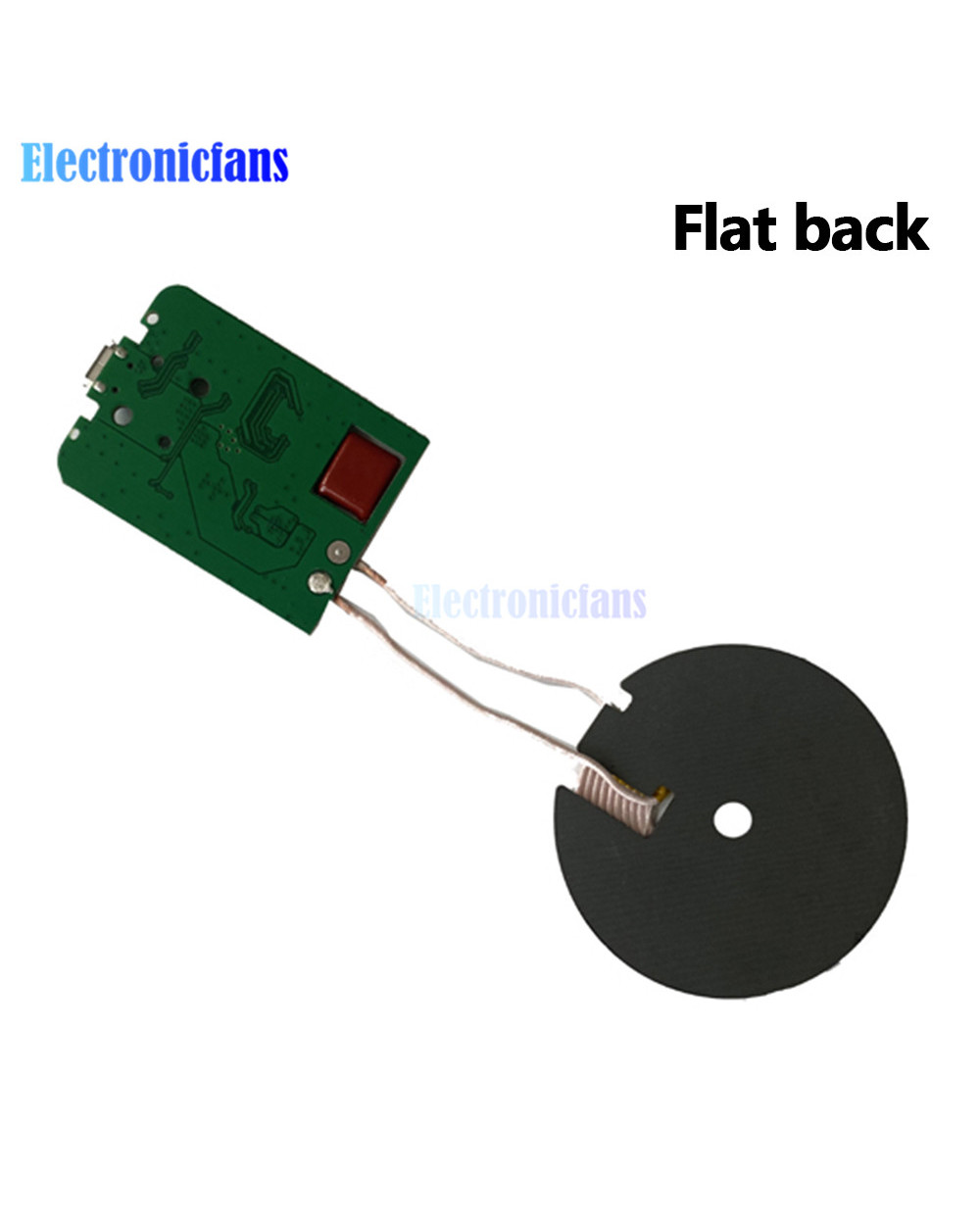 Type-C Micro-Usb Fast Charge Wireless Charger Transmitter 5W 10W 15W Pcba Circuit Board Coil Receiver Charger Module Dc front-2