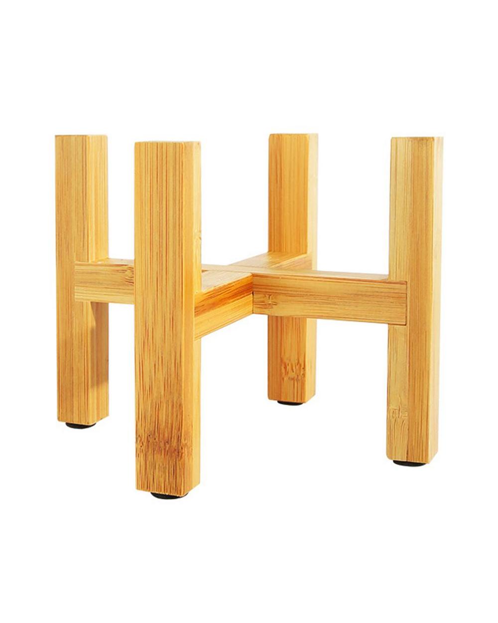 Wooden Plant Stand Flower Pot Base Holder Stool