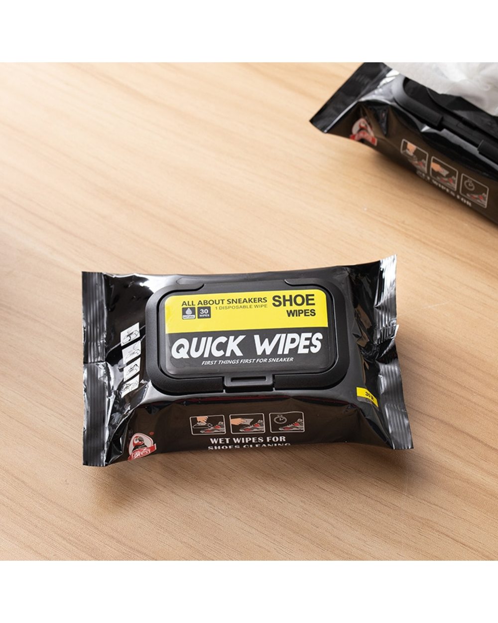 Disposable Shoe Wipes Small White Shoe Artifact Cleaning Tools Care Shoes Useful Fast Scrubbing Quick Clean Wipes front-5