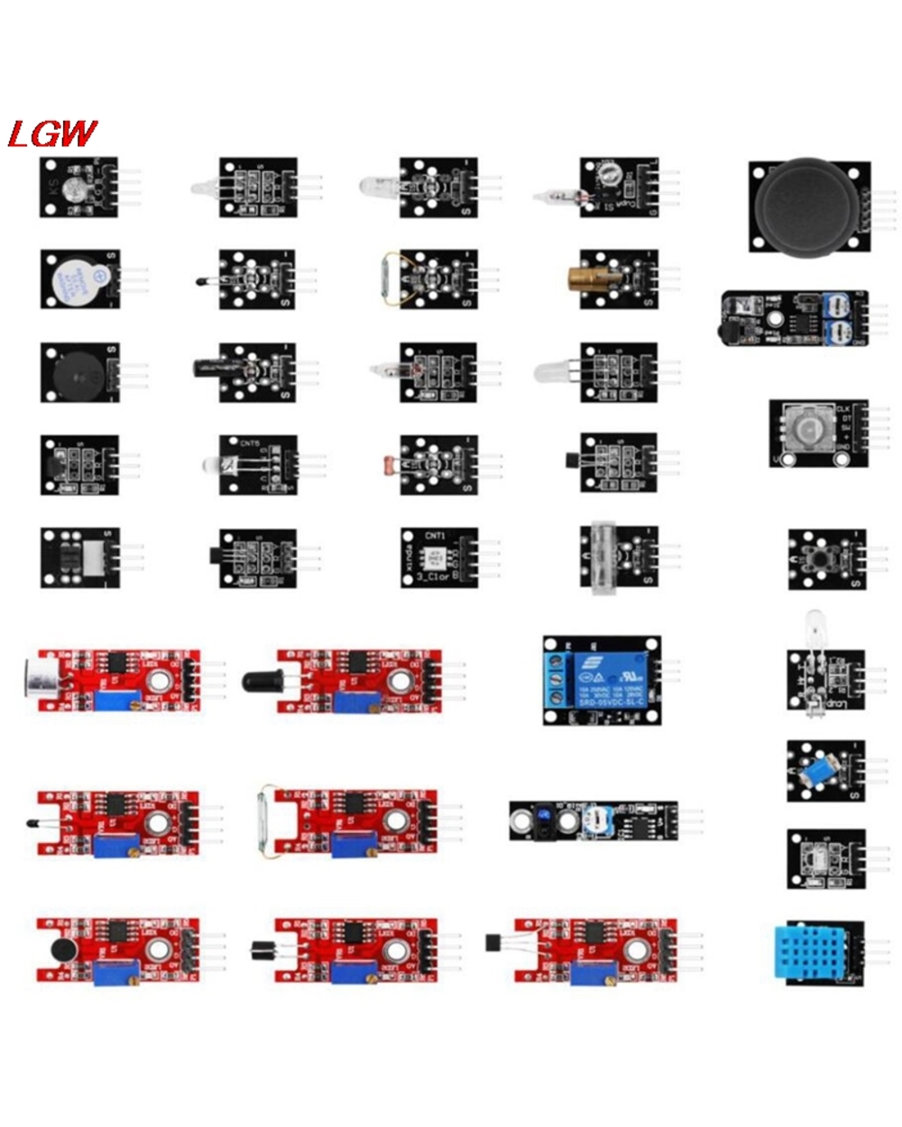 Updated 45 In 1 Sensor Modul Starter Kit For Arduino Upgrade 37 In 1 Sensor Kit front-2