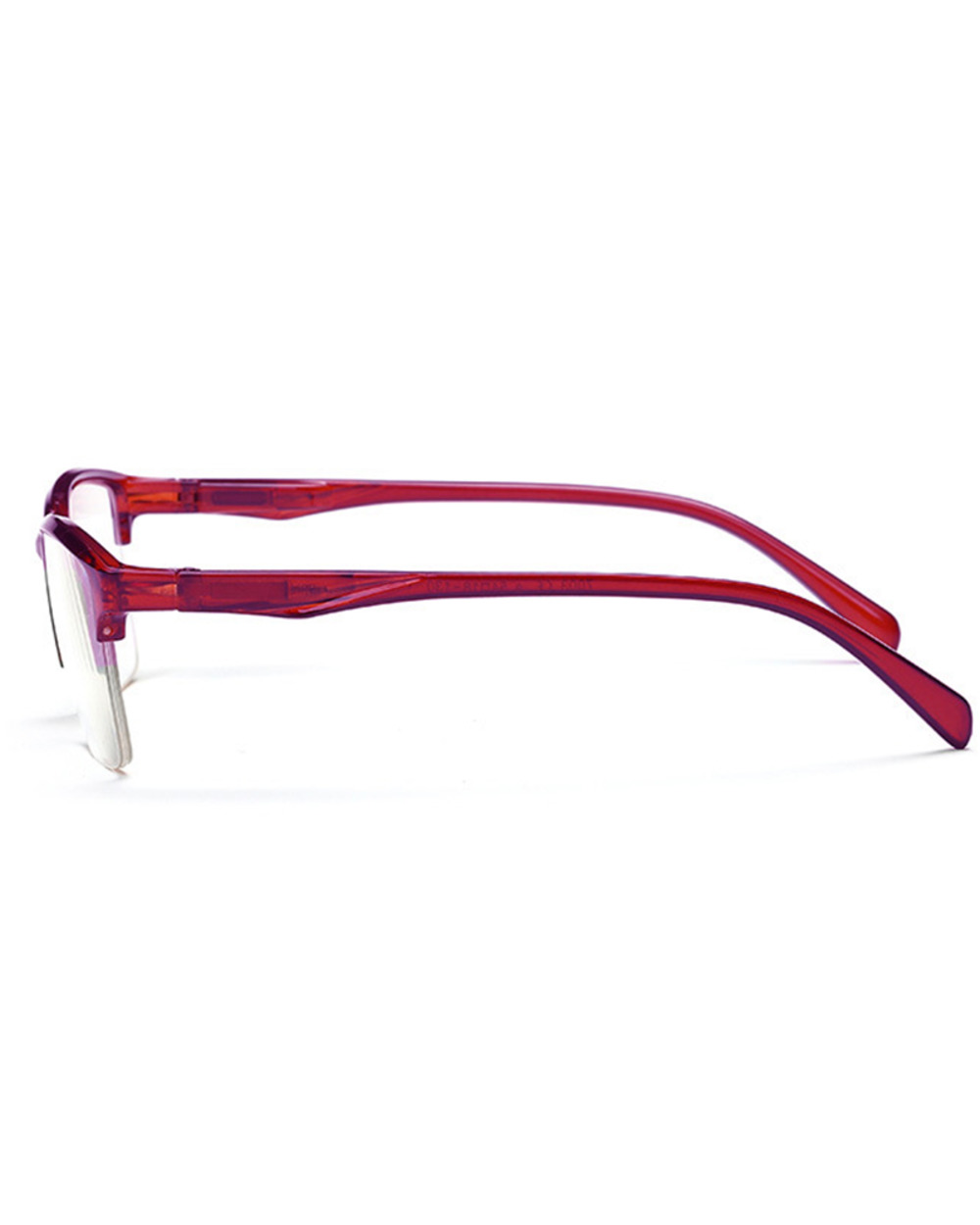 Black Half Frame Reading Glasses Anti-Fatigue Eyeglasses Magnifier +0.75 +1.0 +1.25 +1.75 +2.0 +2.25 +2.75 +3.25 +3.5 + front-5