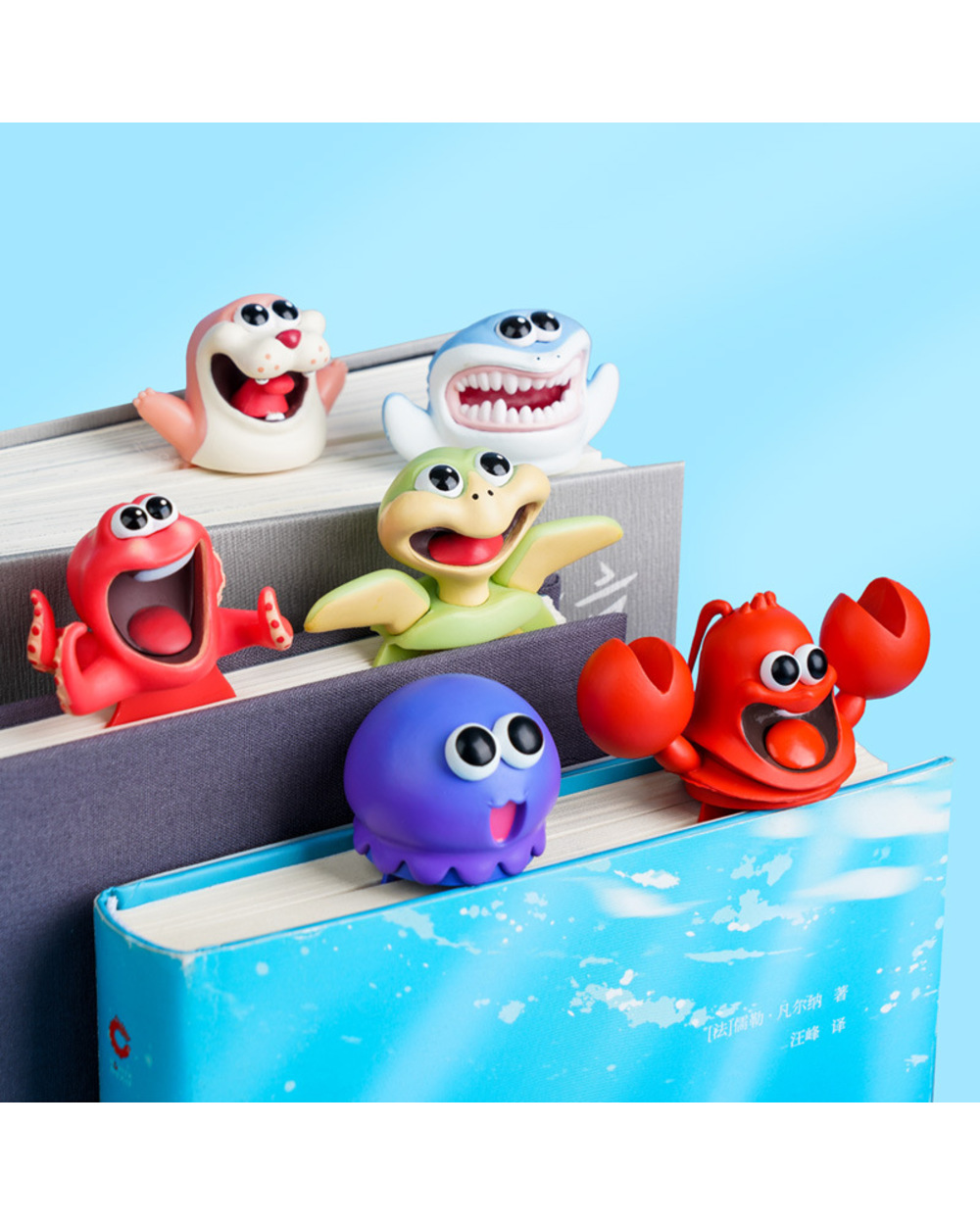 Creative 3D Funny Animal Bookmark Box-Packing Cute Cartoon Book Mark For Kids Learning Gift Bookmarks front-1