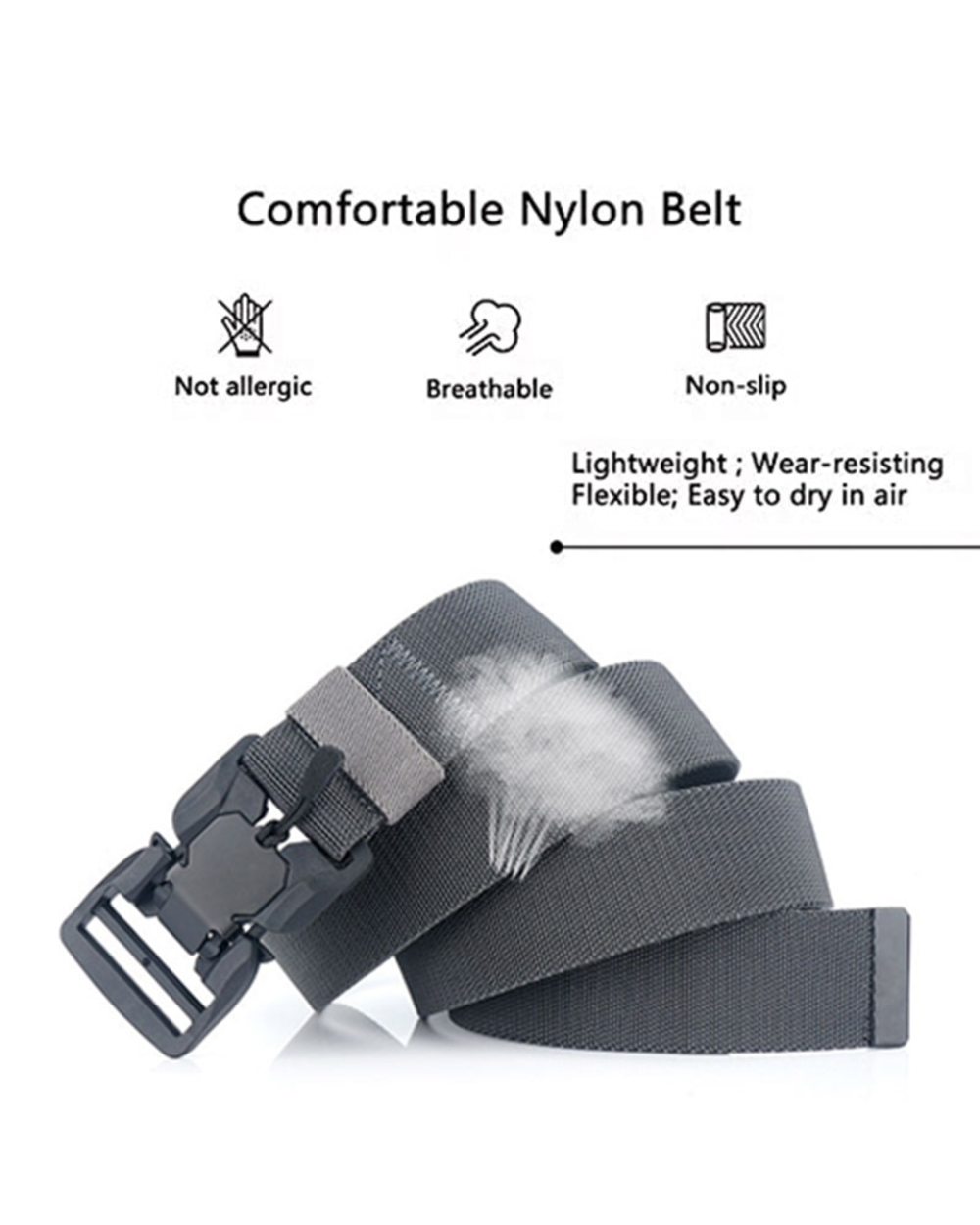 Military Nylon Tactical Belt For Men Women Unisex Magnetic Quick Release Buckle Army Outdoor Training Waist Belts Strap front-3