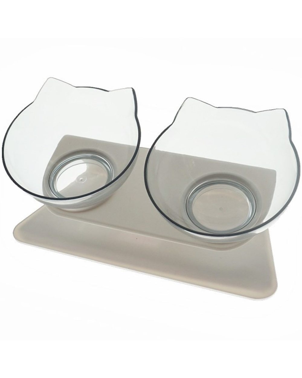 Non-Slip Double Cat Bowl Dog Bowl With Stand Pet Feeding Cat Water Bowl For Cats Food Pet Bowls For Dogs Feeder Product front-5