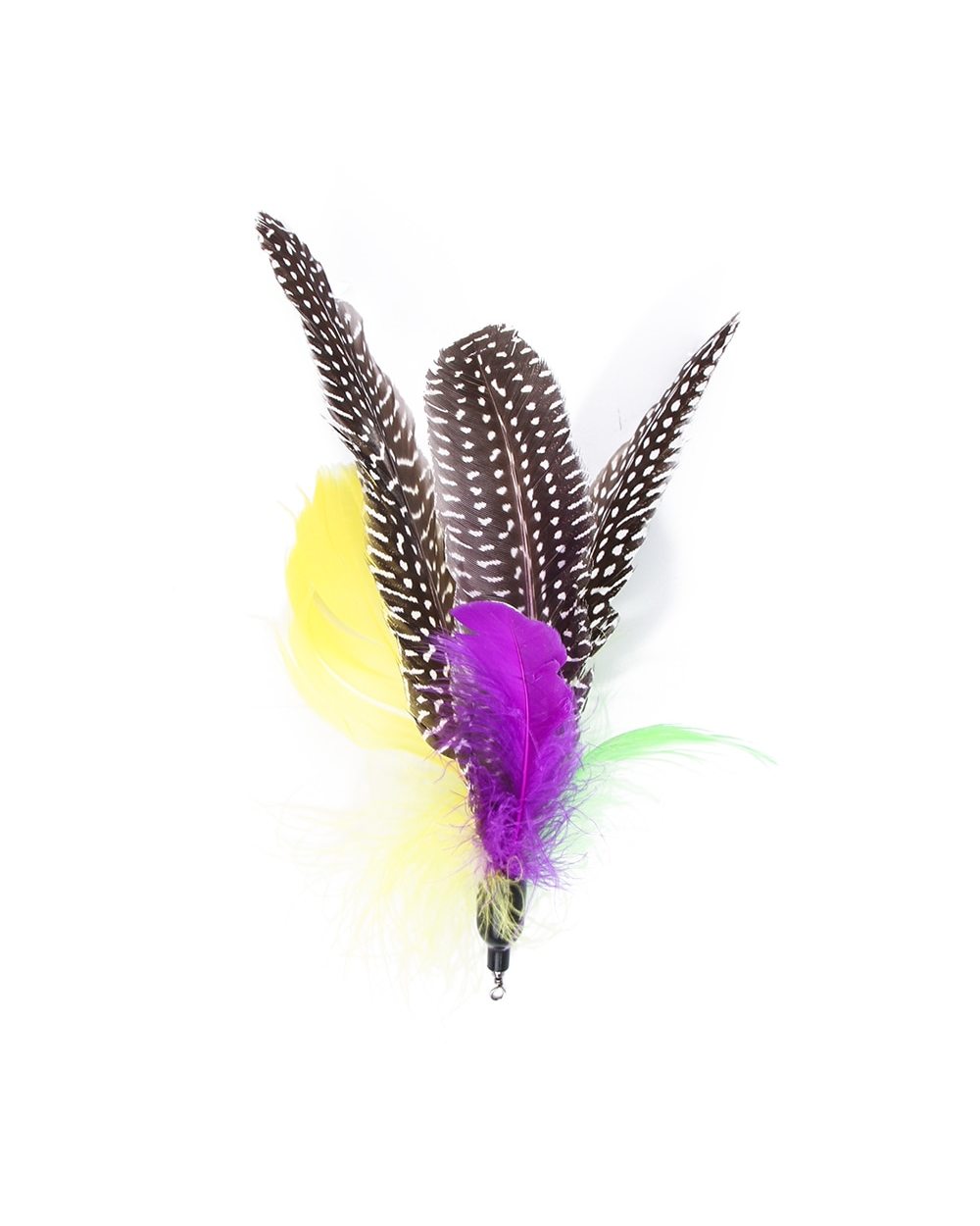 11 PCS Replacement Cat Feather Toy Set Cat Having Fun Exercise Playing Without the Stick front-2
