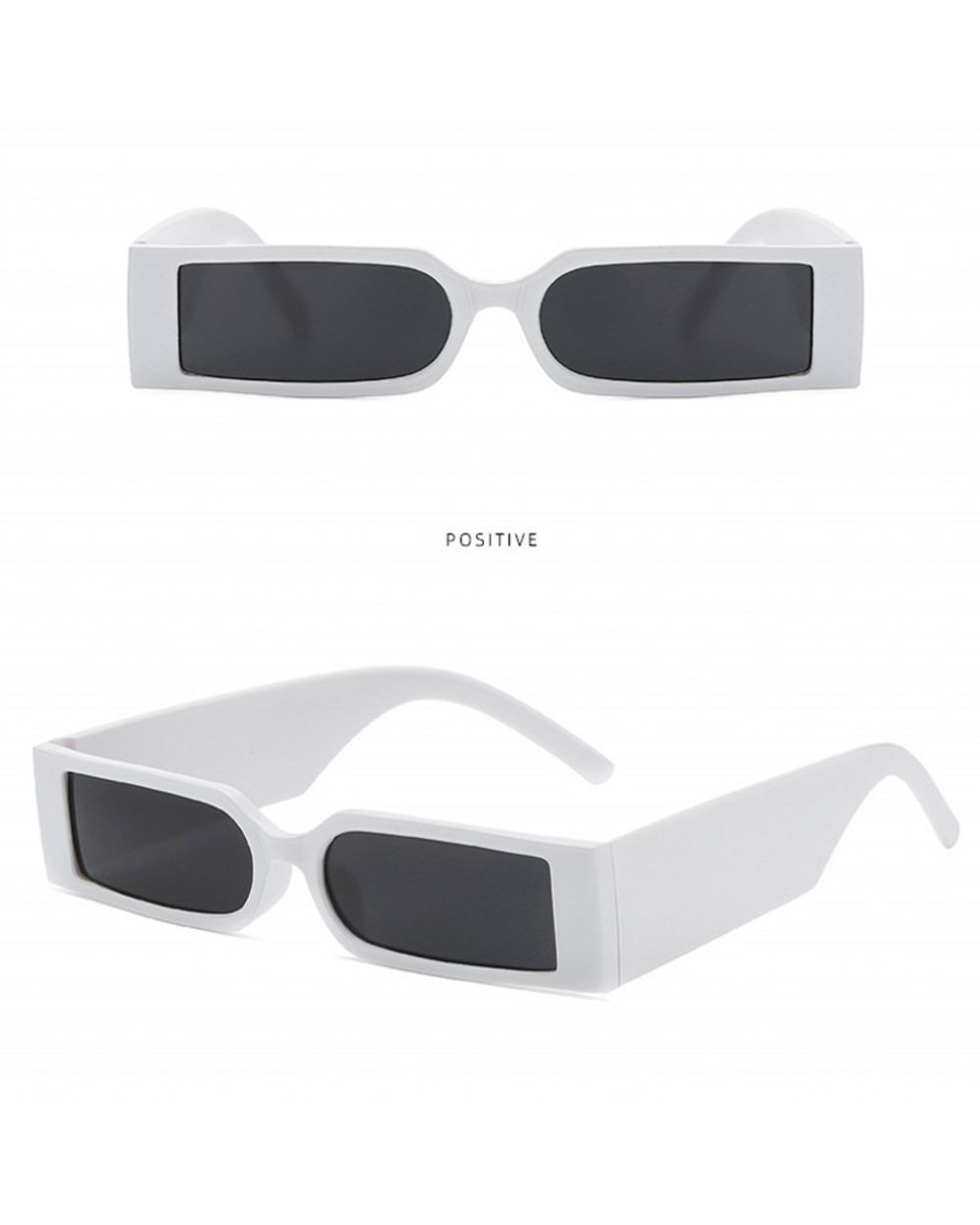 Rectangle Frame Fashion Sunglasses Hip Hop 2022 Vintage Designer Black Shades Small Frame Glasses Luxury For Men Women front-5