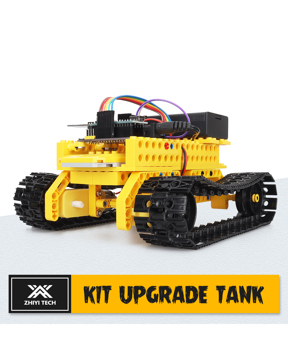 Zhiyitech Kit Upgrade For Arduino Nano Diy Electronic Robotics Kit Educational Programmable For Children Kids Self-Buil front-0