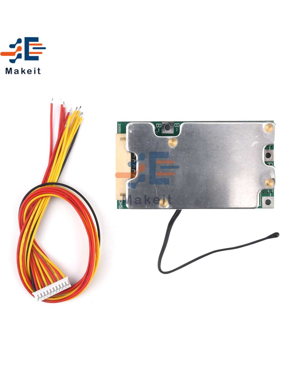 Bms 10S/13S 36V/48V 15A/20A/30A/35A/40A Li-Ion Lithium Battery Charger Protection Board Battery Bms With Balance Functi front-5