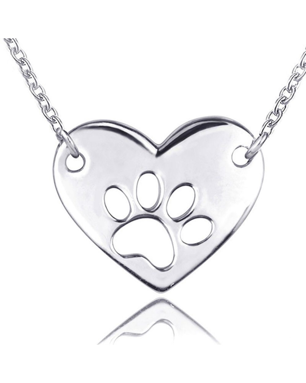 Bulldog Dog Pendant Sterling Silver Cute Animal Human Friend Chain front-3
