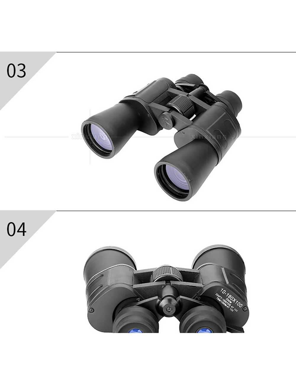 Hd Professional Sakura 10-180X100 Binoculars Telescope 50 Zoom Objective Lens High Power Adjust Binocolos Night Vision front-3