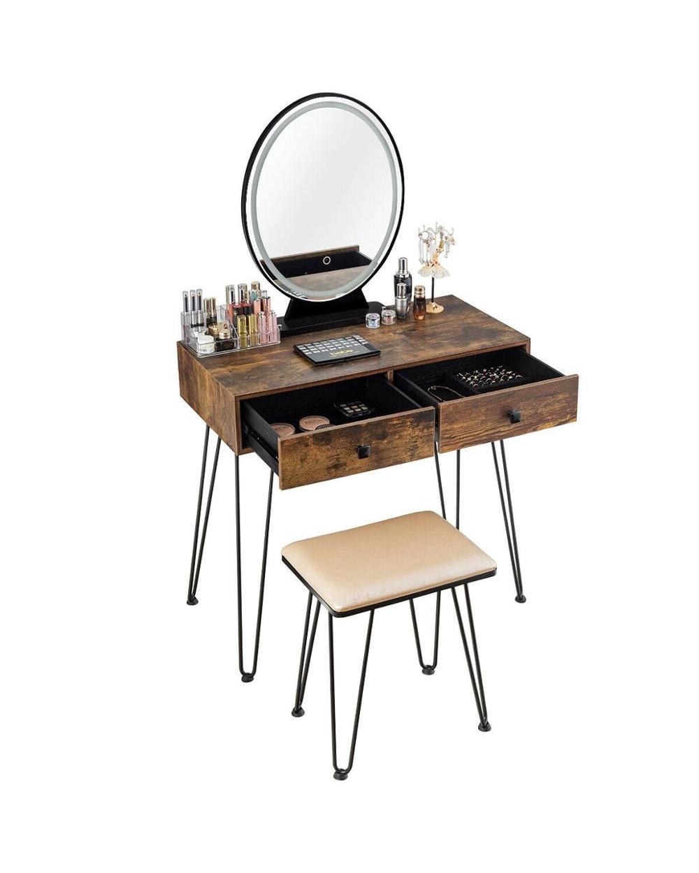 Vanity Makeup Dressing Table front-4