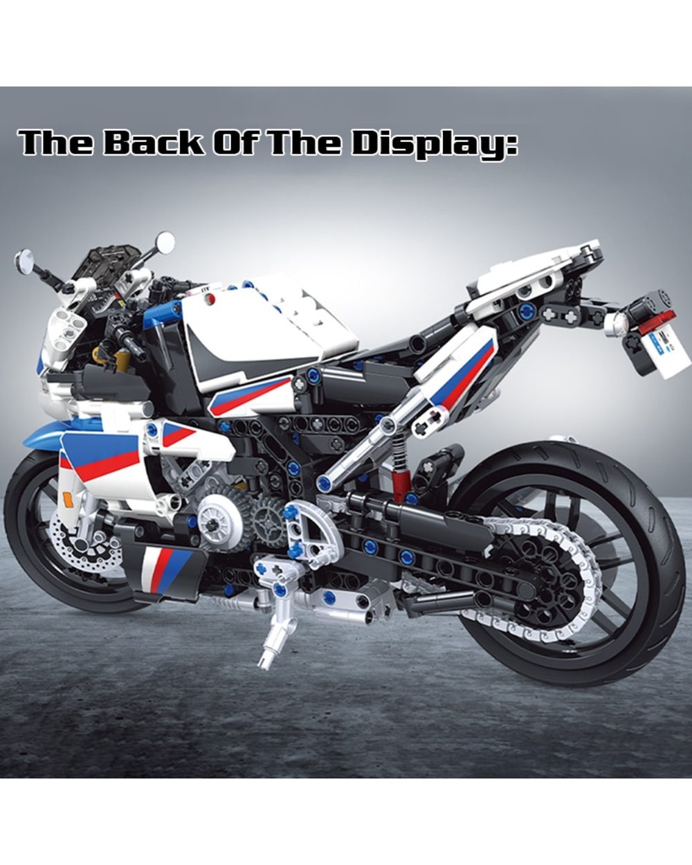 Famous Race Motorcycle Model Building Blocks Education Diy Bricks Set Toys Holiday Brithday Gifts for Children front-2