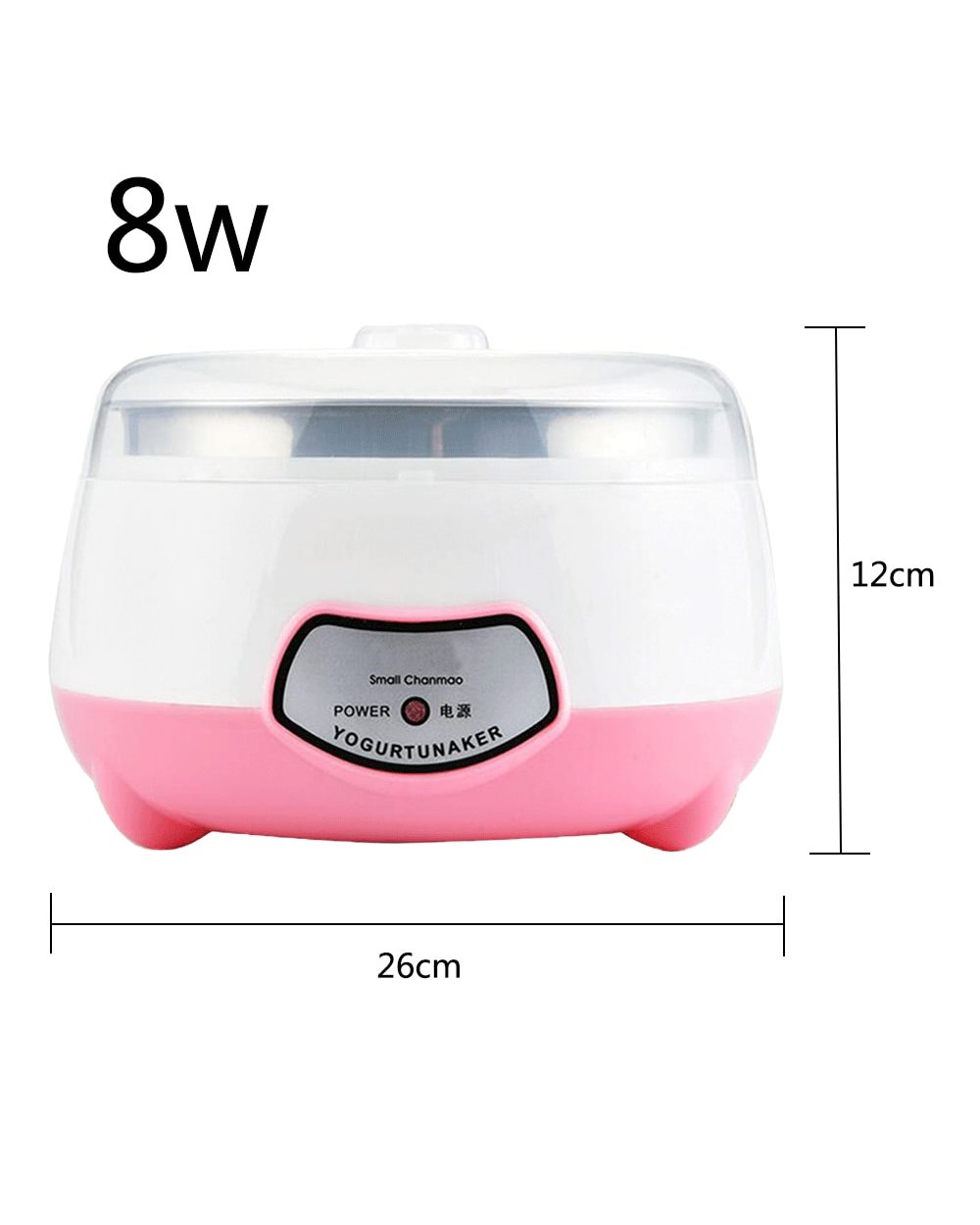 Xeoleo Yogurt Maker Mini Automatic Yogurt Machine Household Diy Yogurt Tools Kitchen Appliances Stainless Steel Tank Pi front-4