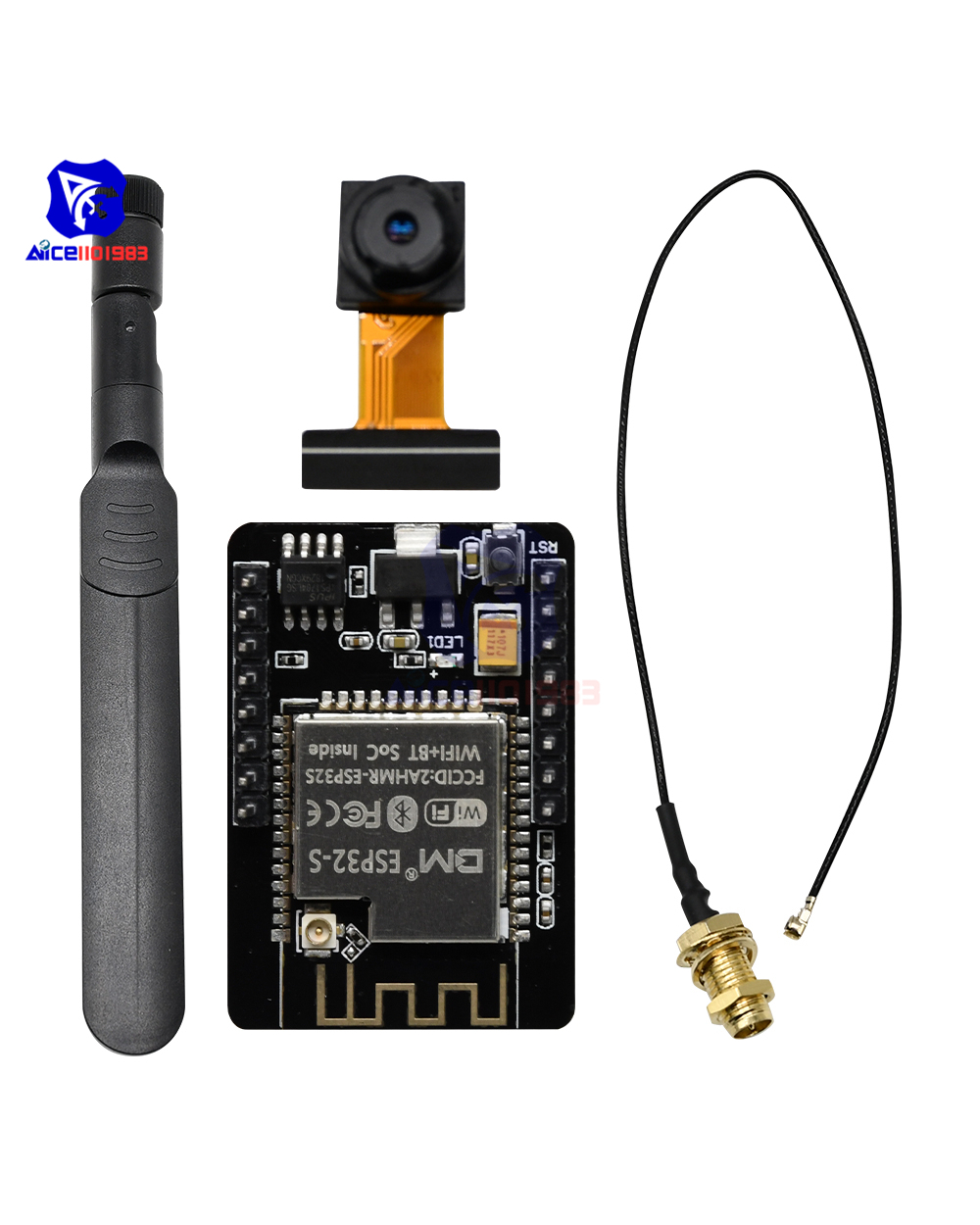 Esp32-S Camera Esp32 Cam Mb/Ch340 Antenna Camera Module Development Kit Board 5V Bluetooth Serial Micro Usb Ov2640 Came front-5