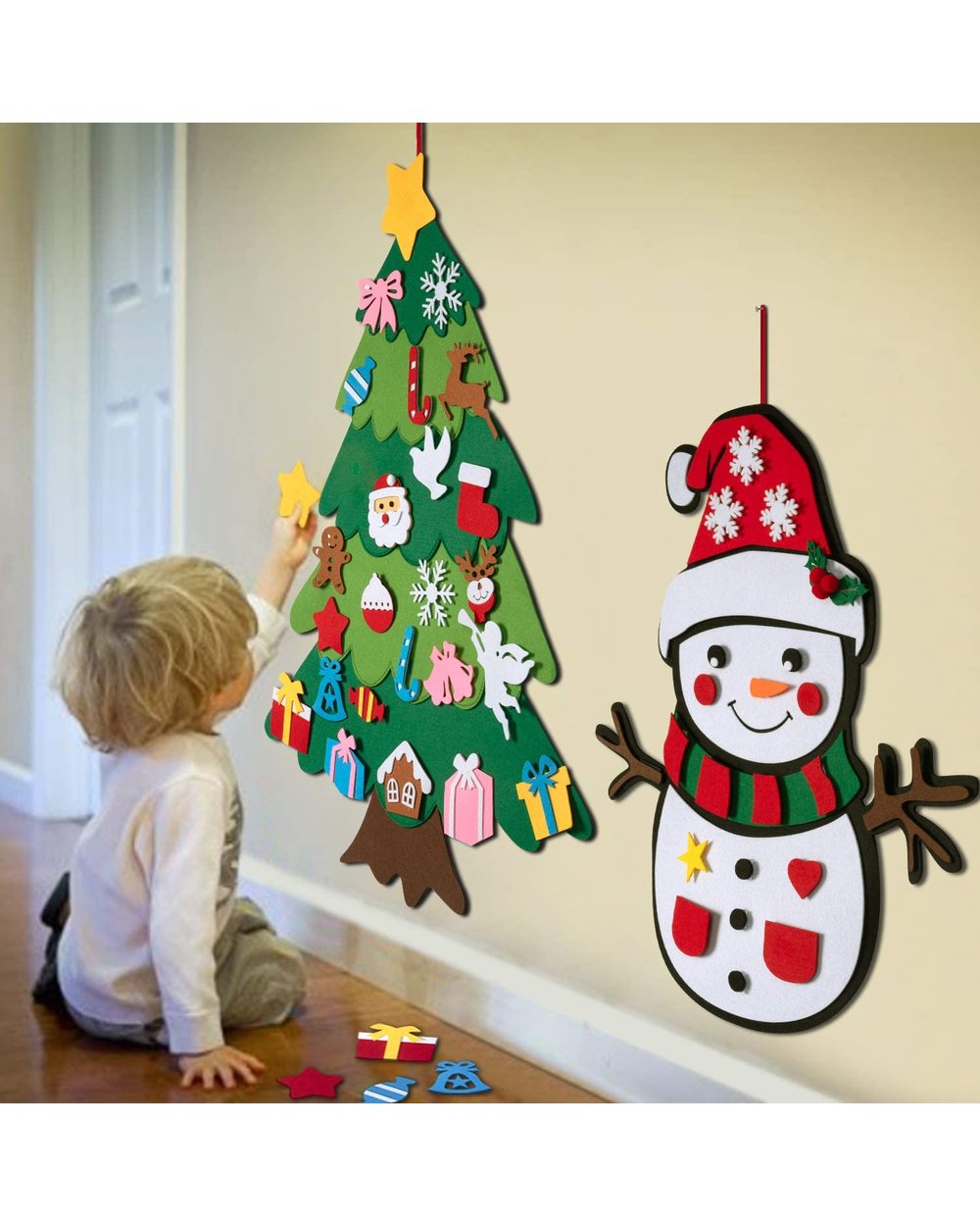 Felt Christmas Toddler Tree front-0