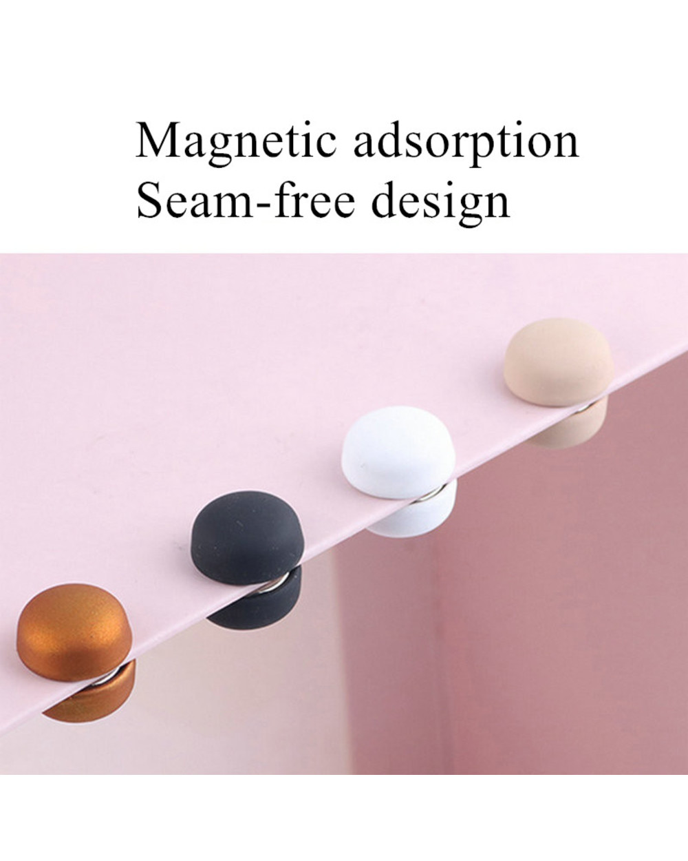 Strong Metal Plating Magnetic Hijab Clip Safe Hijab Brooch Luxury Accry No Hole Pins Brooch Magnet For Mu Scarf front-5