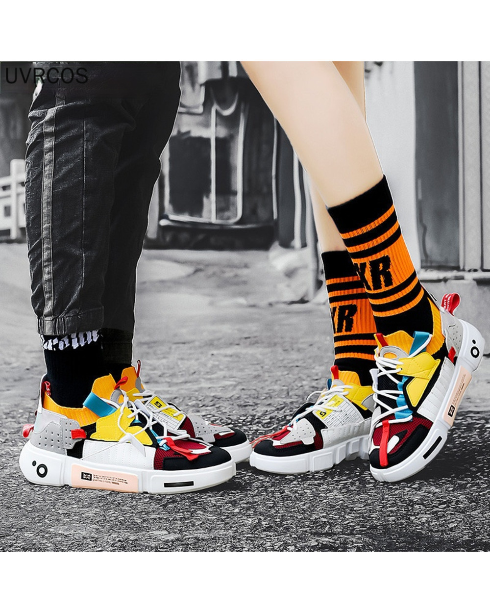 Fashion Design Colorful Casual Sneaker Shoes front-4