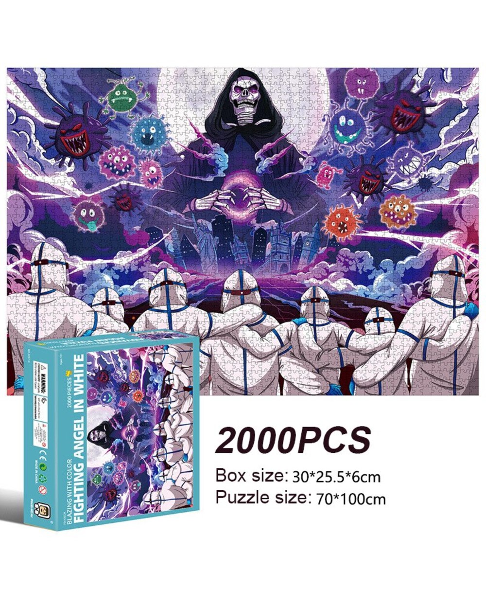 Puzzles 2000 Pieces for Adults Adults Teens Puzzle Game Artwork for Educational Gift Home Decor front-2