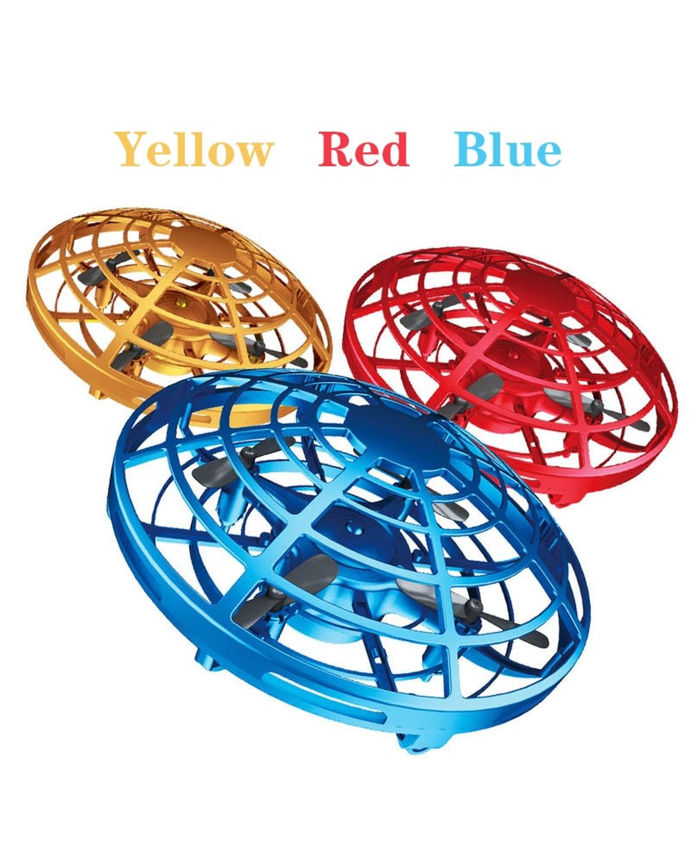 Mini Helicopter Drone Infraed Hand Sensing Aircraft Electronic Model Quadcopter flayaball Small drohne Toys For Children front-5