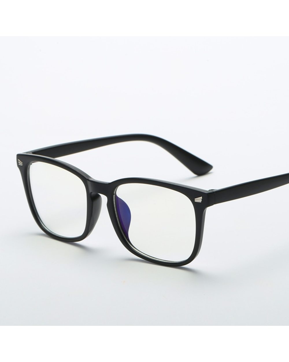 2020 Fashion Unisex Square Glasses Plain Glasses Full Frame Glasses For Men And Women Radiation Protection Optical Glas front-0
