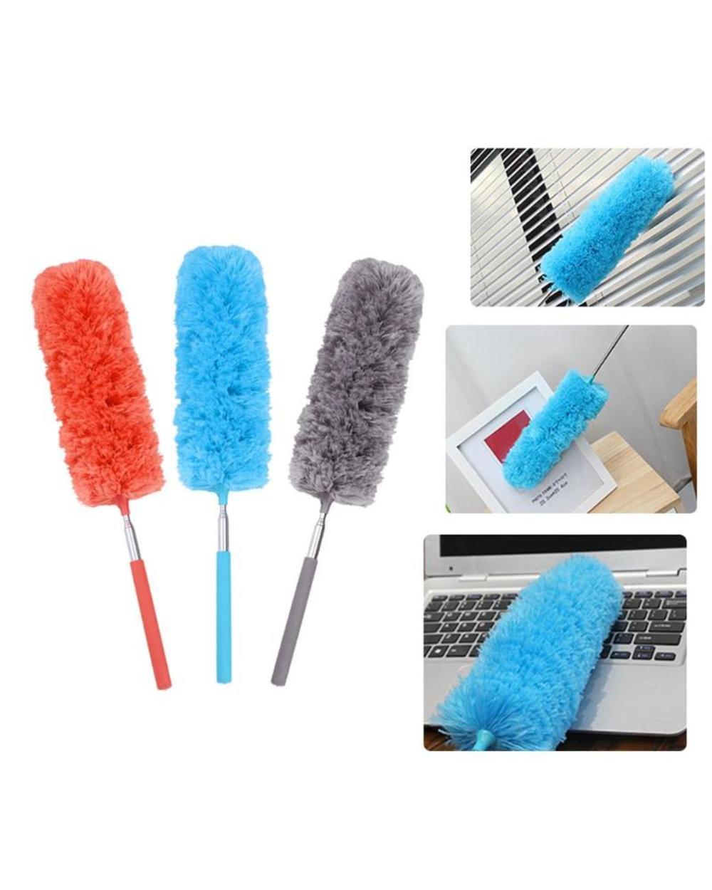 Microfiber Duster Brush Extendable Hand Dust Cleaner Anti Dusting Brush Home Air-Condition Car Furniture Cleaning front-0