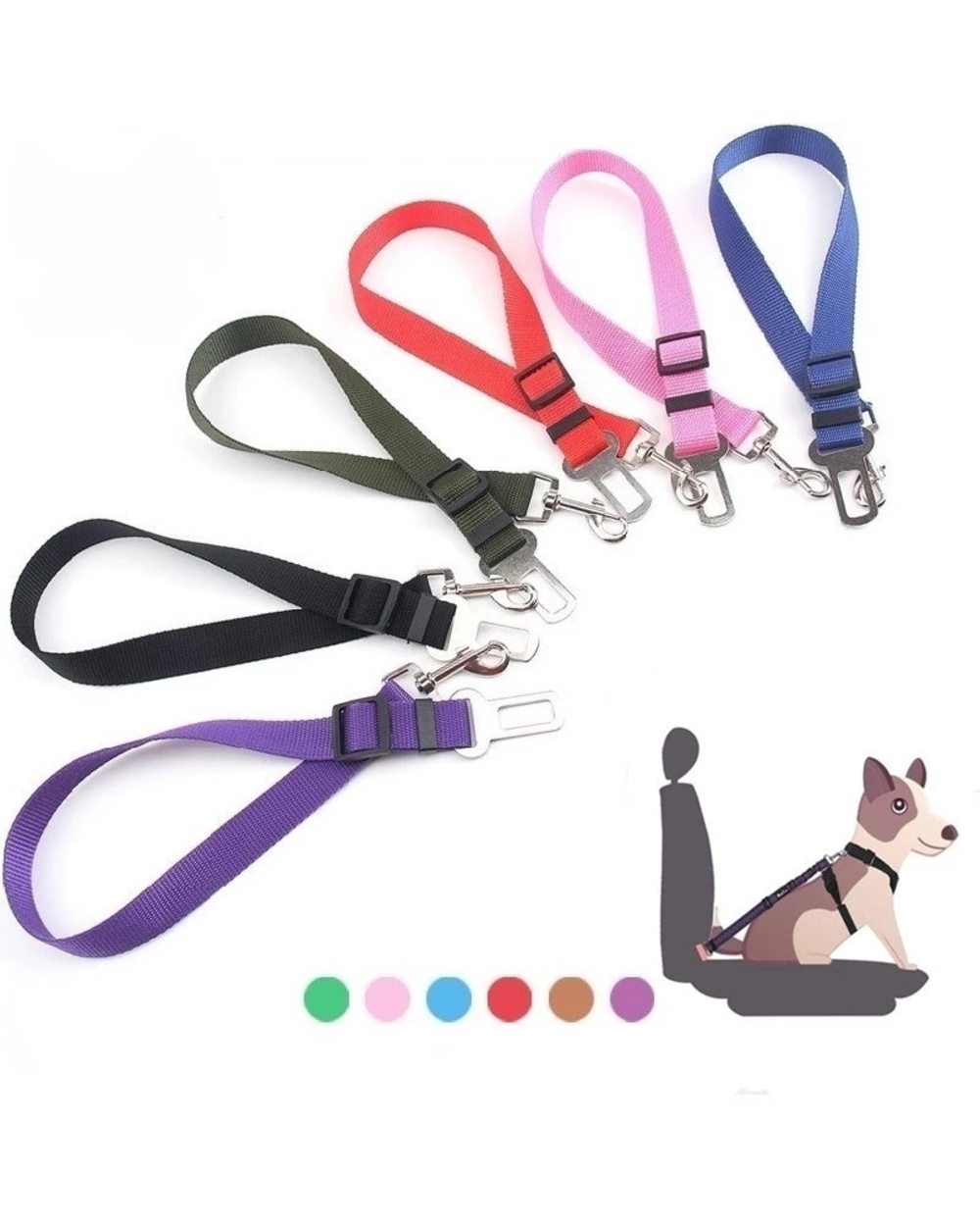 Adjustable Pet Safety Seat Belt front-4