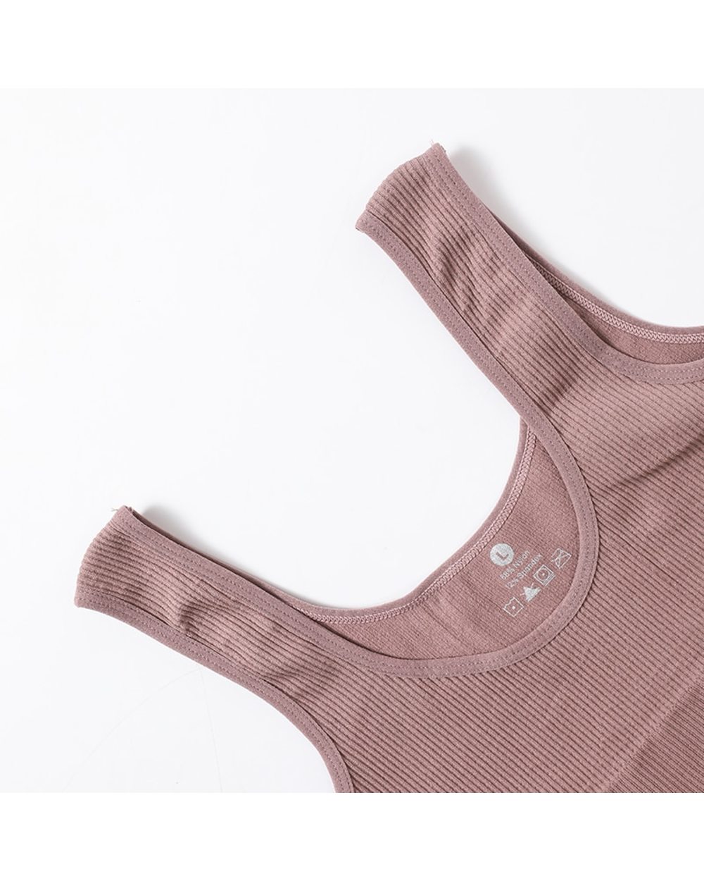 Women Summer Tank Top Female Crop Tops Cami Seamless Underwear Scoop Neck Ribbed Sexy Lingerie front-4