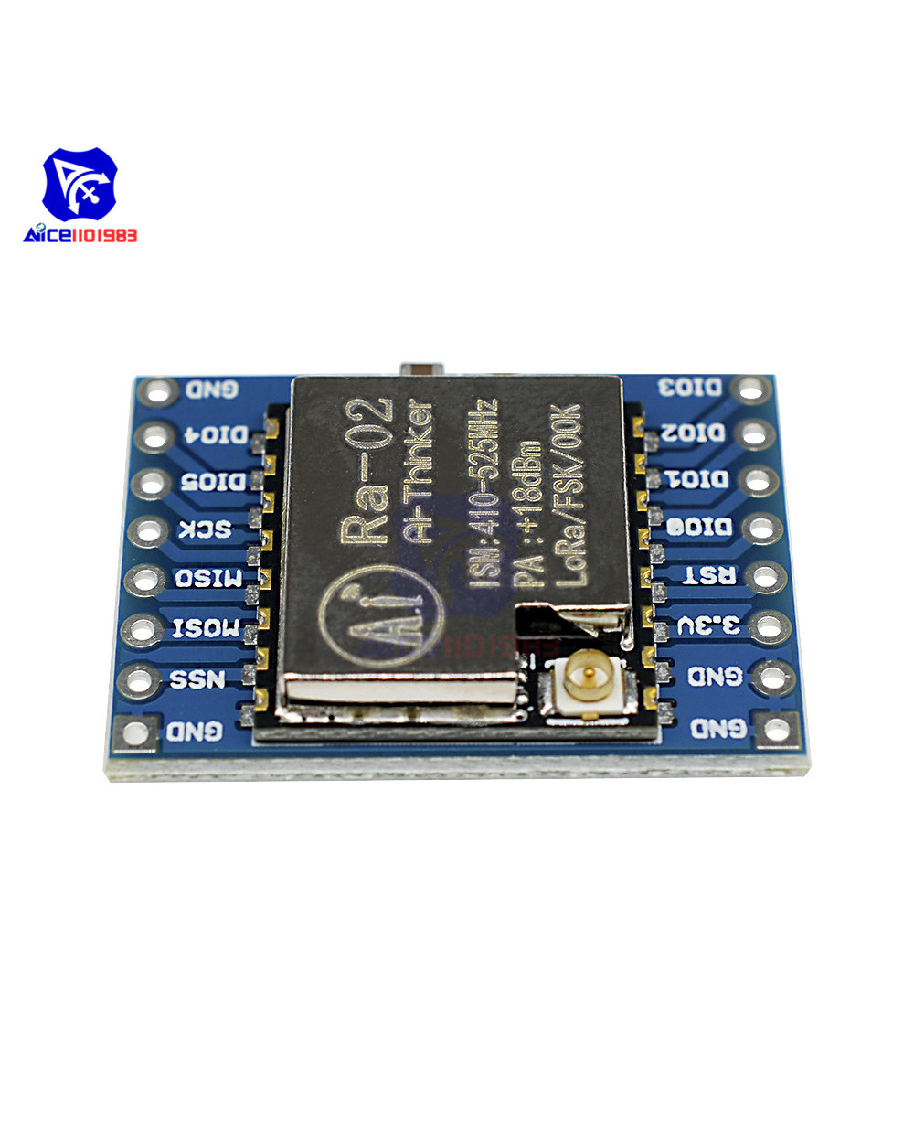 Diymore 433Mhz Sx1278 Lora Module 433M 10Km Ra-02 Wireless Spread Spectrum Transmission Board 2.4G Ipx Antenna For Sma front-3