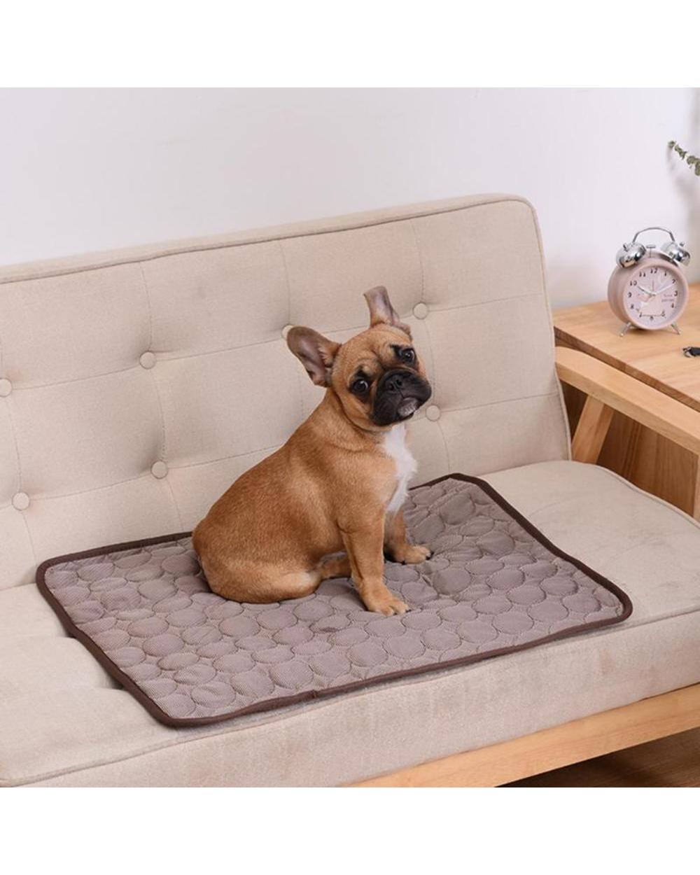 Pet Cooling Summer Pad Mat For Dogs Cat Blanket front-3