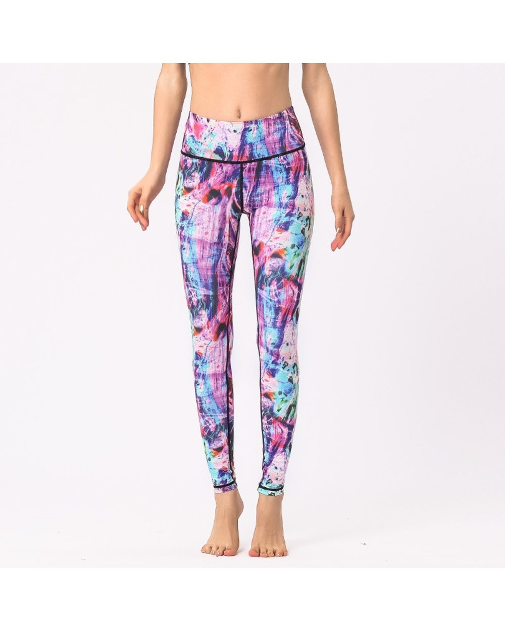 Marble Printed Yoga Pant Fashion Sports Yoga Leggings women sexy Quick Dry Skinny Running pants front-3