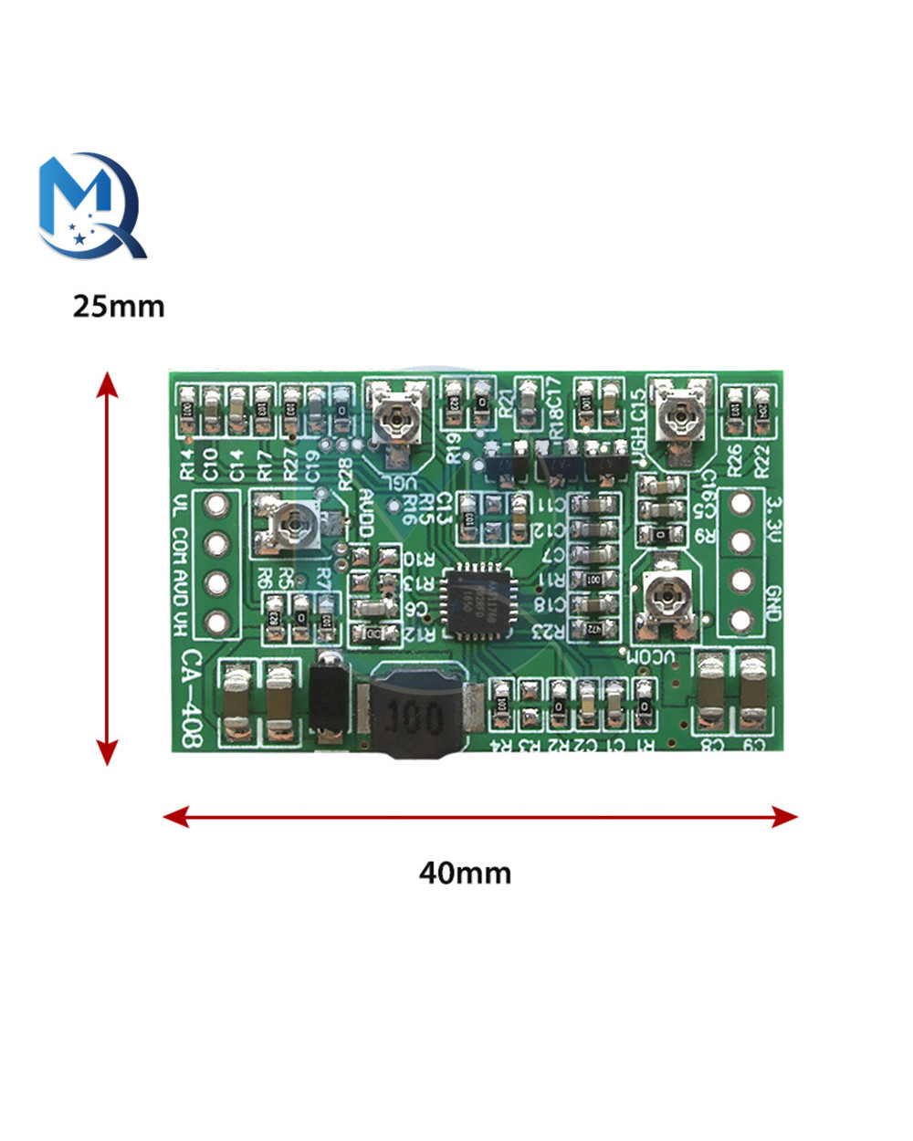 3.3V Ca-508 Ca-408 4 Channel Adjustable Booster Board Module Lcd Screen Tcon Board Tft Backlight Driver Step Up Tcon Bo front-4