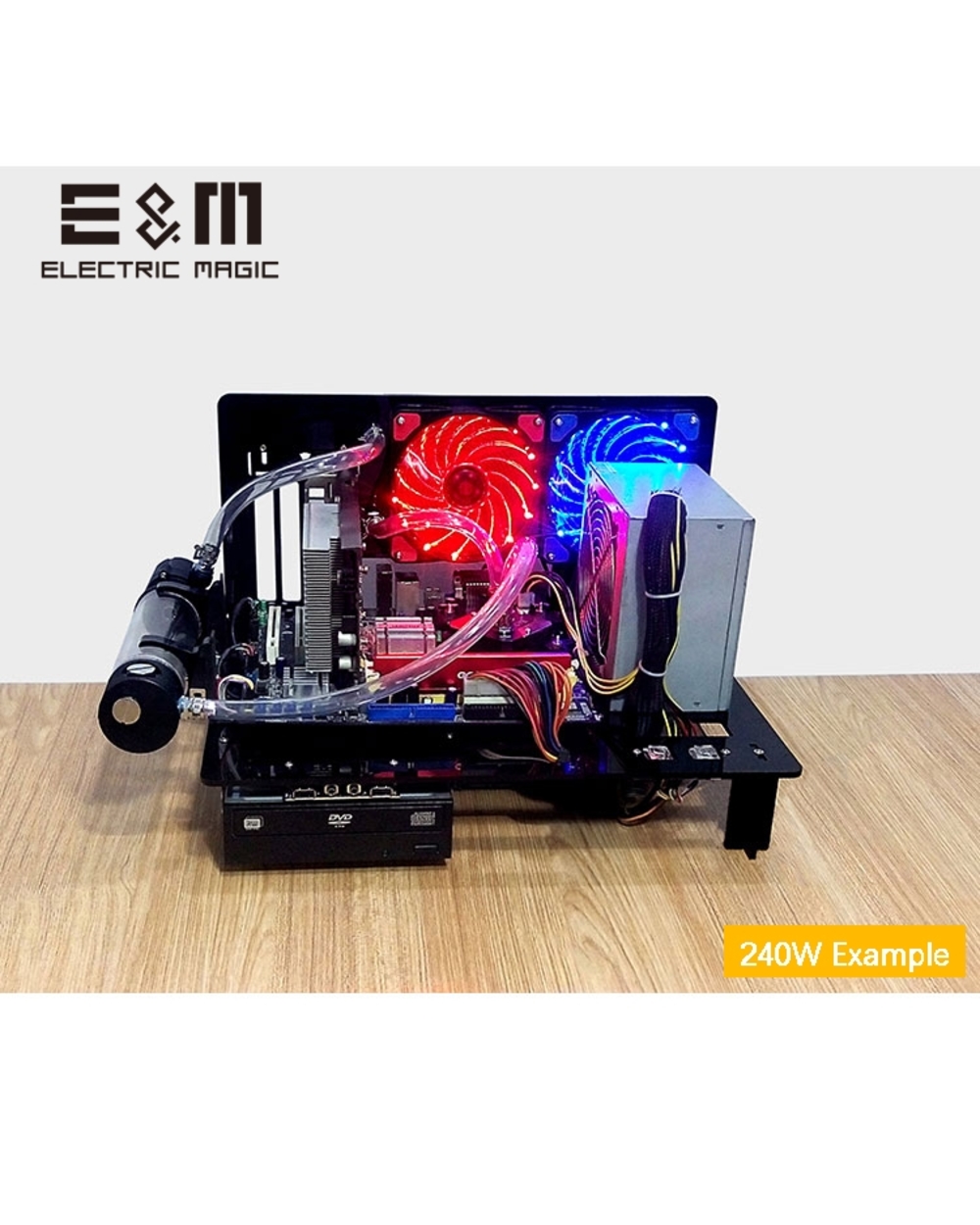Pc Test Bench Open Frame For Atx Matx Motherboard Acrylic Computer Case Diy Mod Host Stand 240 120 Water Cooling Overcl front-0