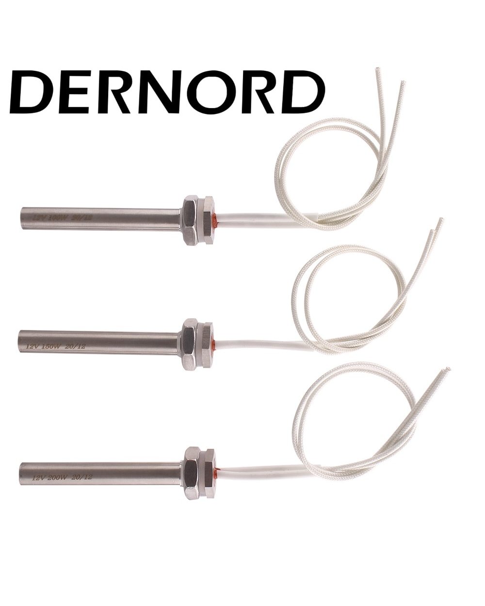 DERNORD Immersion Cartridge Heater M16 Thread 12v 100w 150w 200w