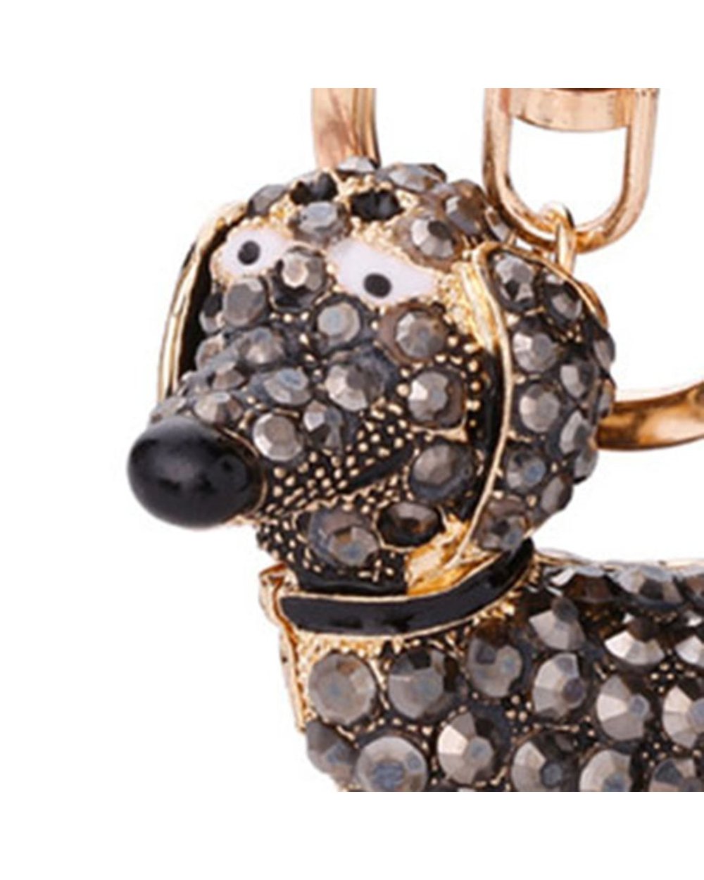 Dachshund Dog Design Keychain Bag Car Key Ring Charm Pendant Best Gifts for Purse front-4