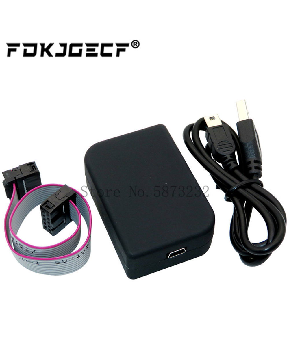 Zigbee Emulator Cc-Debugger Usb Programmer Cc2540 Cc2531 Sniffer With Black Shell Bluetooth Module Connector Downloader front-5