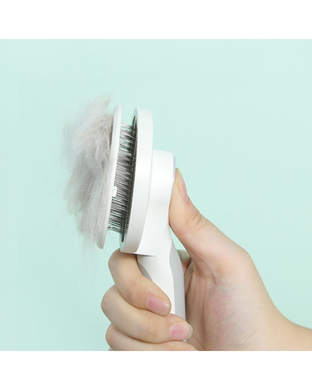 Self Cleaning Slicker Brush for Dog and Cat front-0