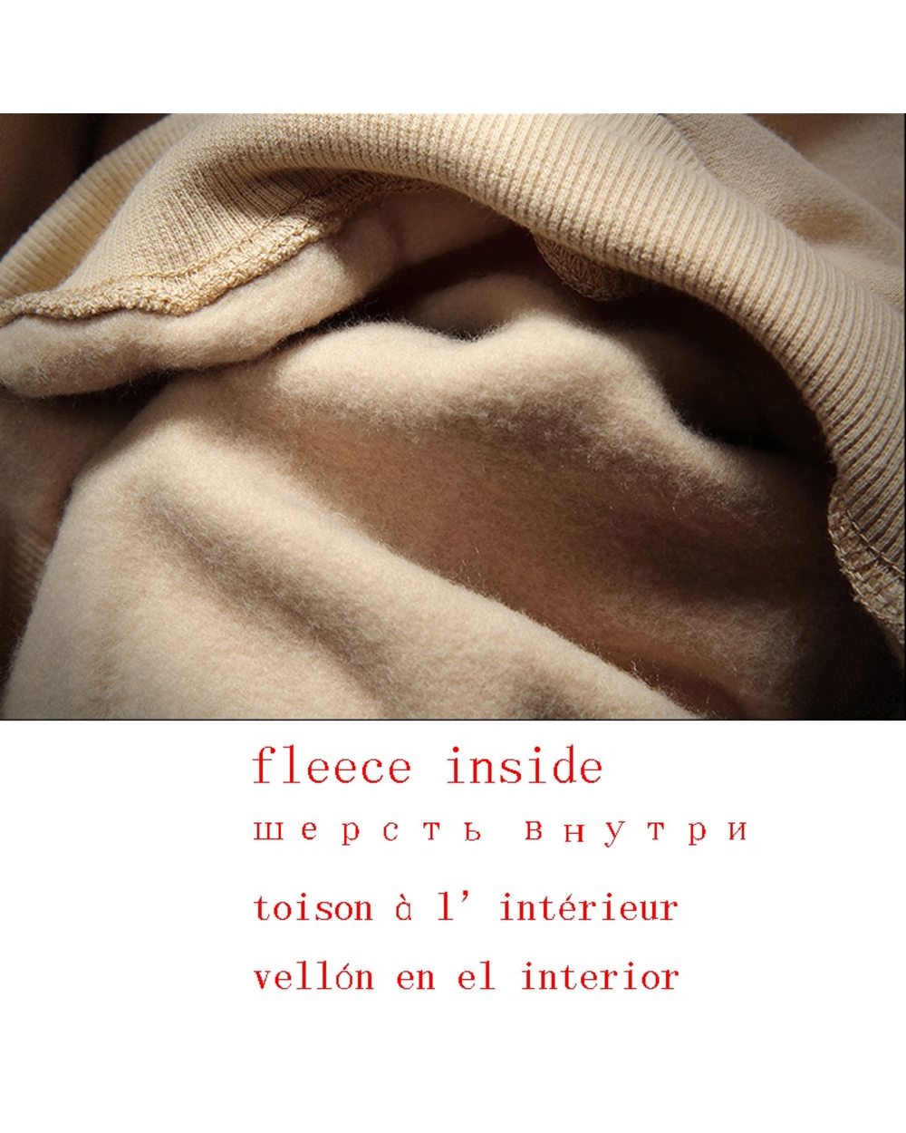 Autumn Woman's Hoodies Oversize Female Loose Cotton Solid Thicken Warm Women Sweatshirts Lady Fashion front-5