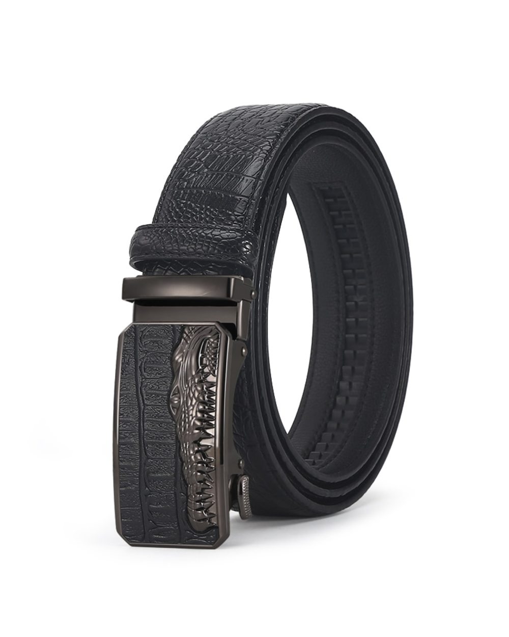 Men Belts Automatic Buckle Belt Genune Leather High Quality Belts Leather Strap Casual Buises For Jeans front-3