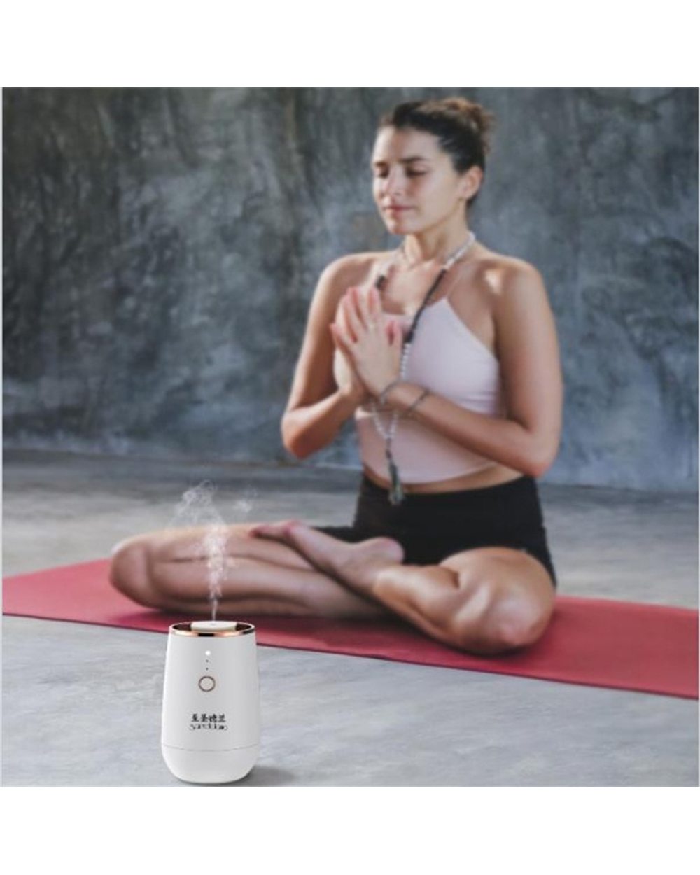 New China Style High Quality Essential Oil Aroma Diffuser Usb Rechargeable Car Air Freshener Lights Perfume Nebulizer front-3