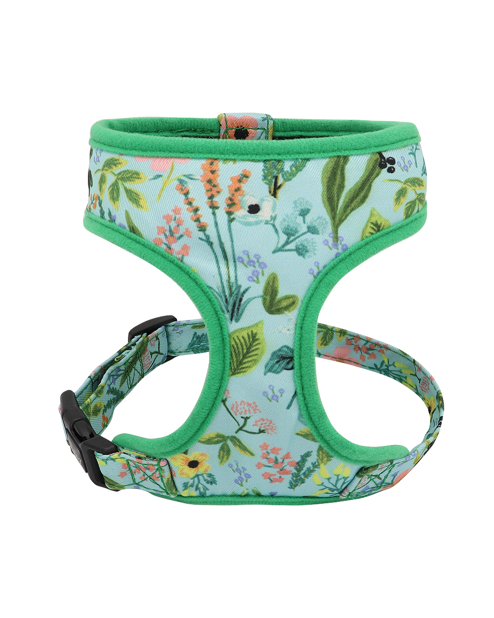 Nylon Girl Dog Harness Flower Printed Nylon Dogs Cat Harness Dogs Pet Harness Vest Adjustable For French Bulldog Chihua front-1