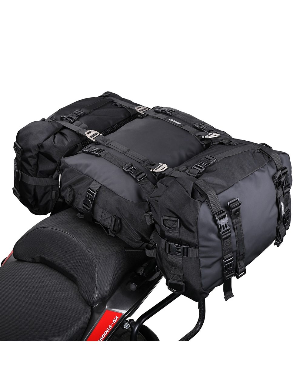 Rear Seat Bag 10L 20L 30L Luggage Pack Multi-Function 4IN1 Motorcycle Bumper Modification Bale Outdoor Riding Backpack front-0