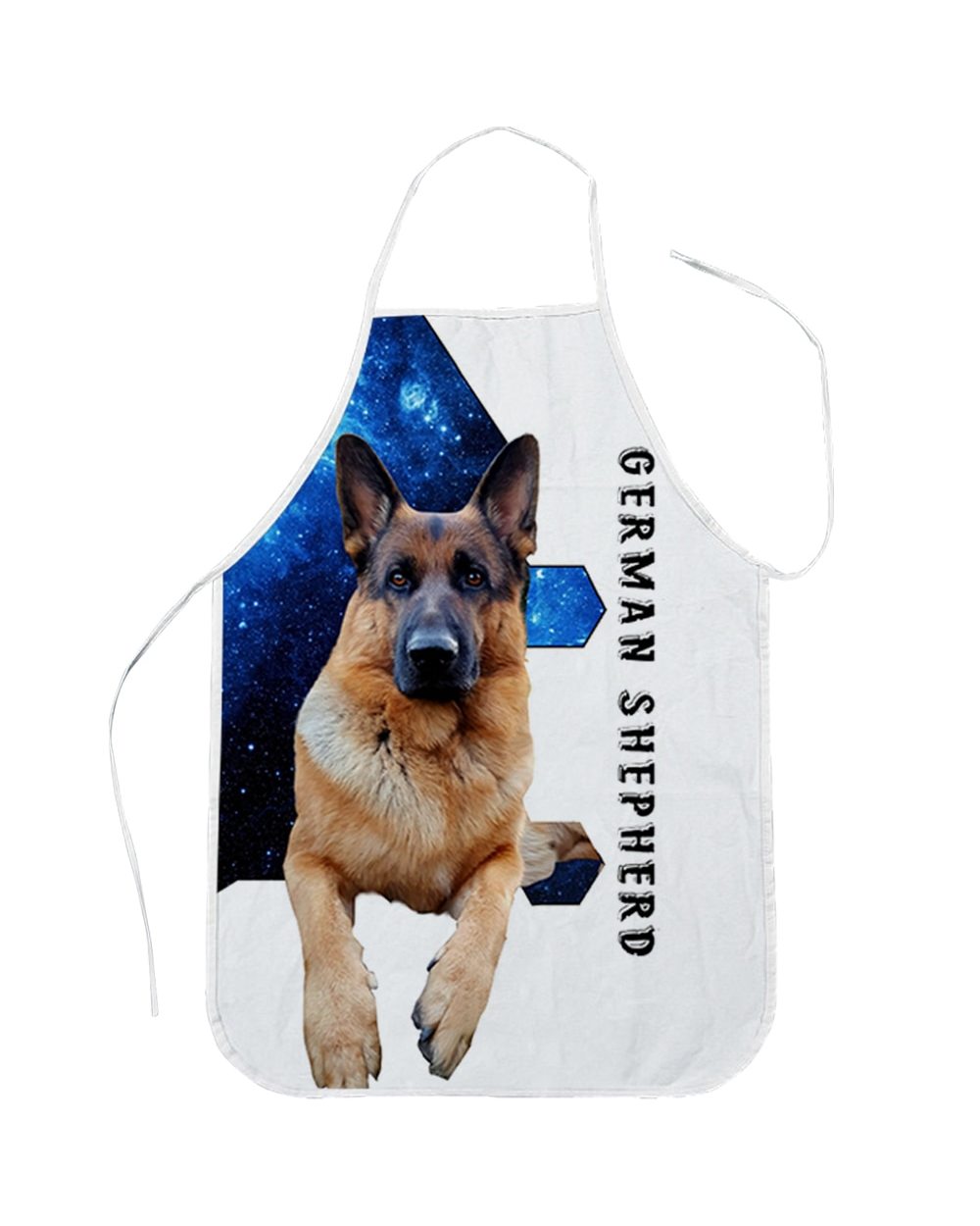 Kitchen Apron 3D Funny German Shepherd Newfoundland Sleeveless Apron for Men Women Cooking Baking front-4