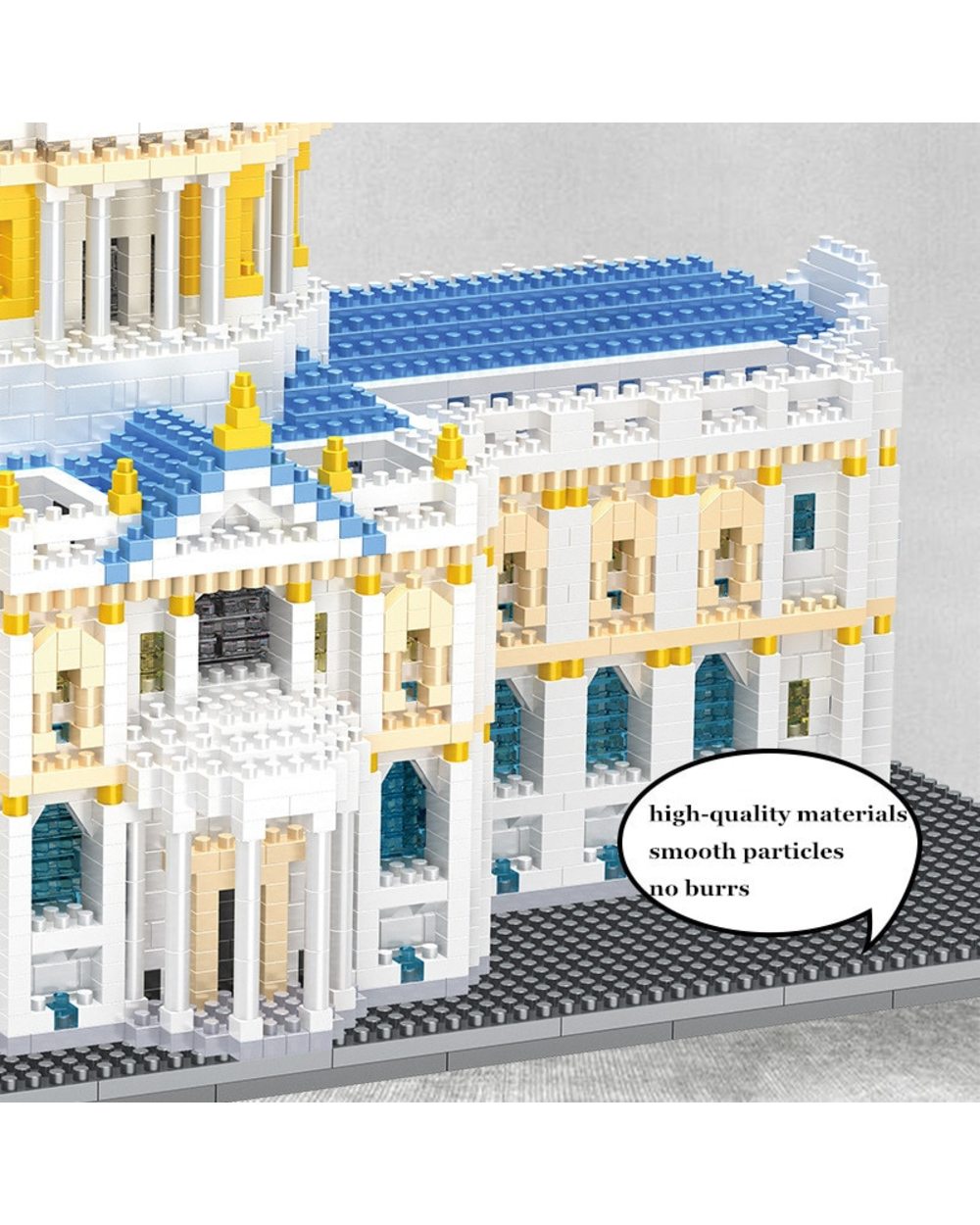 Pauls Cathedral Model Building Blocks 3D London City Church Mini Micro Block Bricks World Architecture Diy Toys Gift front-3