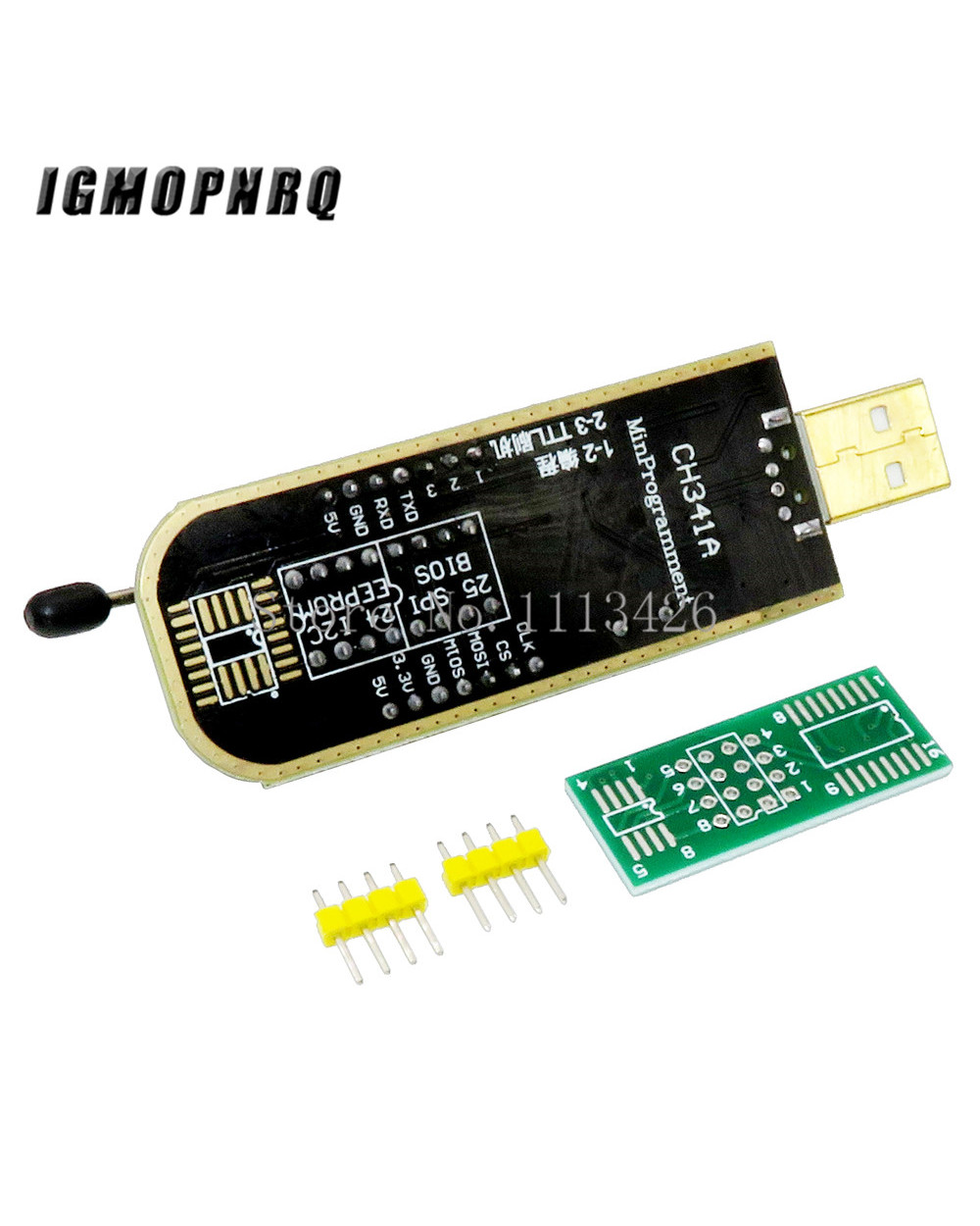 Ch341a 24 25 Series Eeprom Flash Bios Usb Programmer Module Sop16 Soic16 Test Clip For 25 Series Rt809f Tl866cs Tl866a front-5
